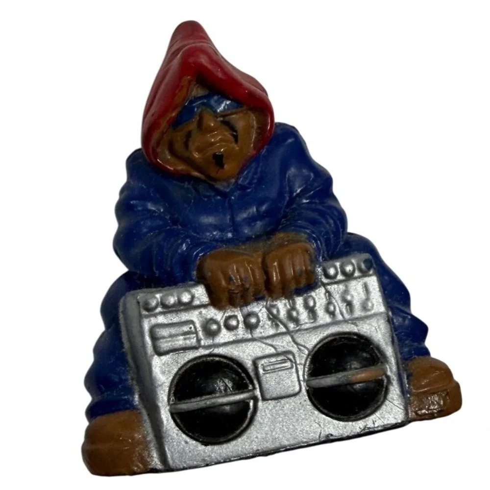Vintage 1990s Homies DGA Series 1 DJ Figure with Boombox Collectible Toy